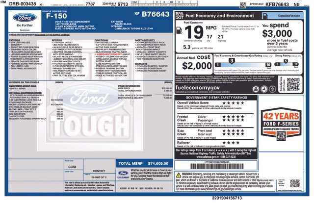 Used 2019 Ford F150 Limited w/ Trailer Tow Package video 3