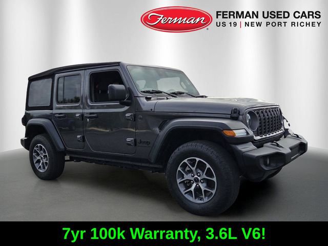 Certified 2024 Jeep Wrangler Unlimited Sport AWD/4WD image 1