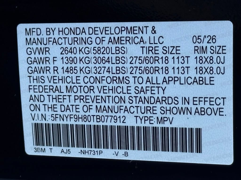 Certified 2026 Honda Passport TrailSport Elite image 53