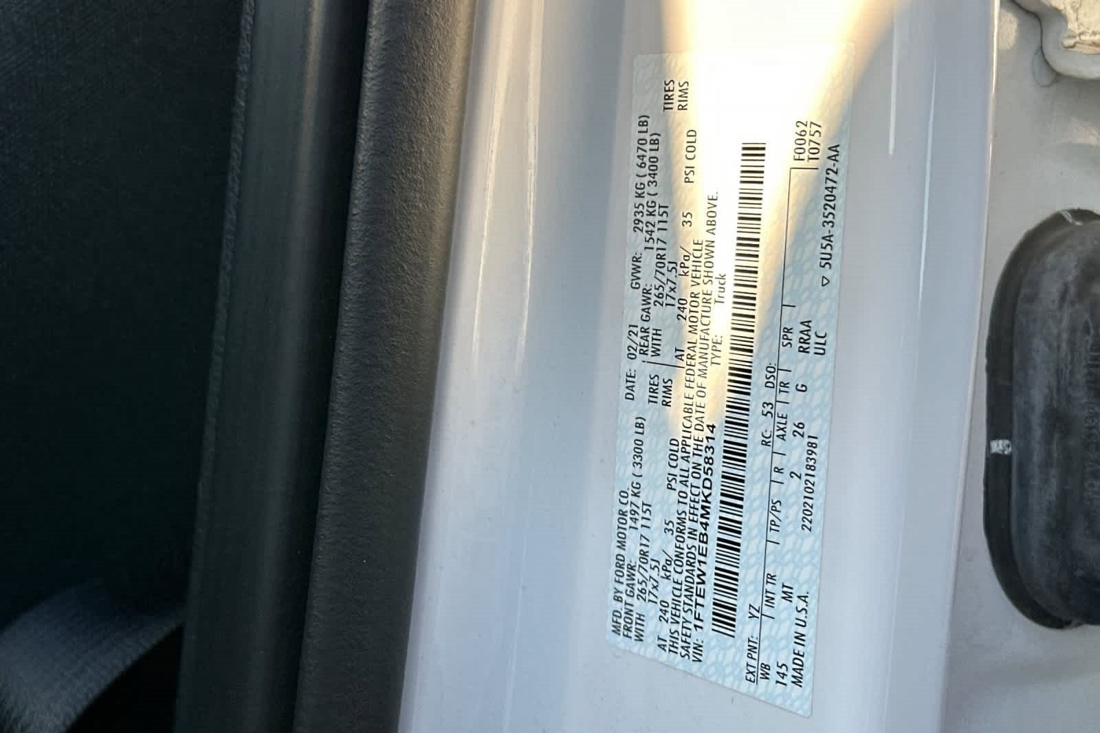 Certified 2021 Ford F150 XLT w/ Equipment Group 301A Mid image 27