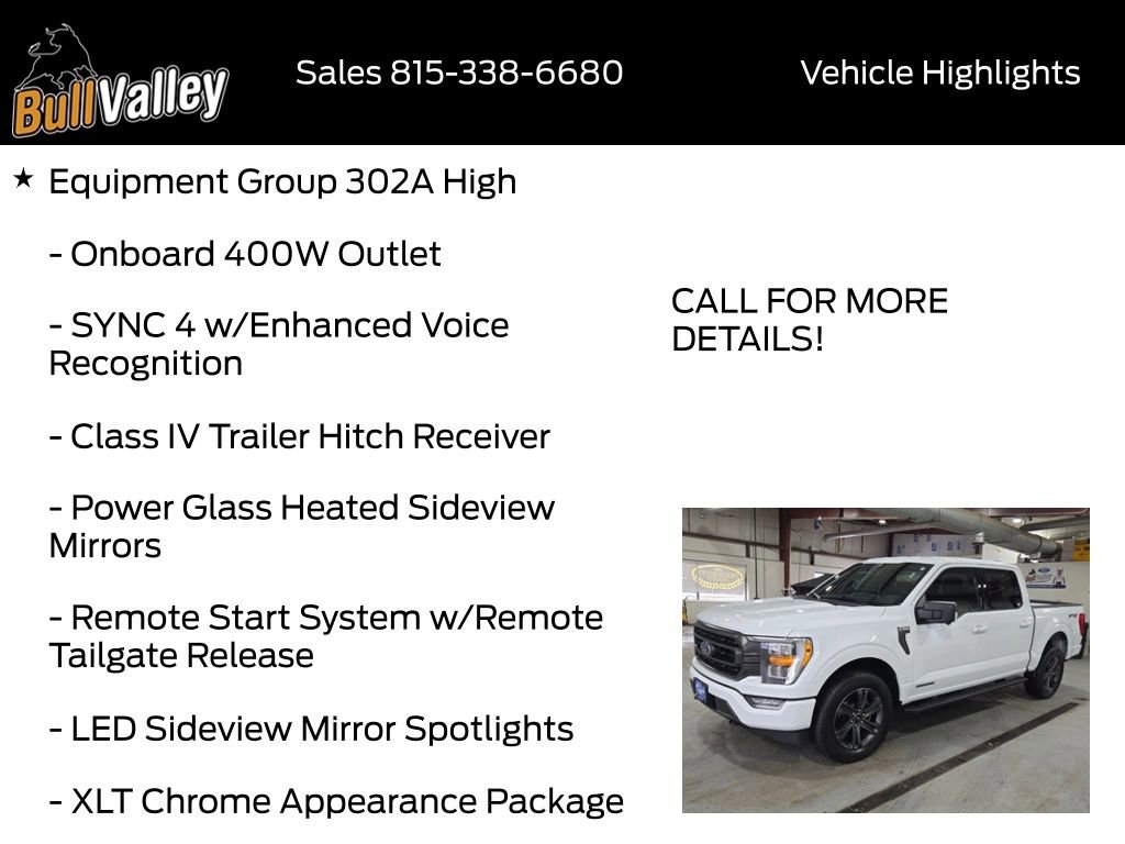 Certified 2023 Ford F150 XLT w/ Equipment Group 302A High image 9