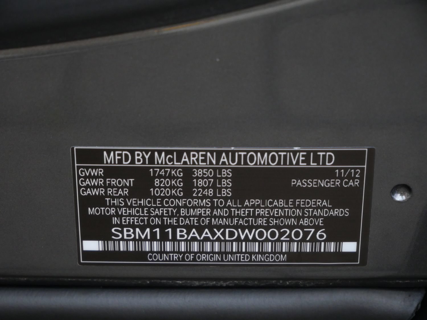 Used 2013 McLaren MP4-12C Spider RWD image 28