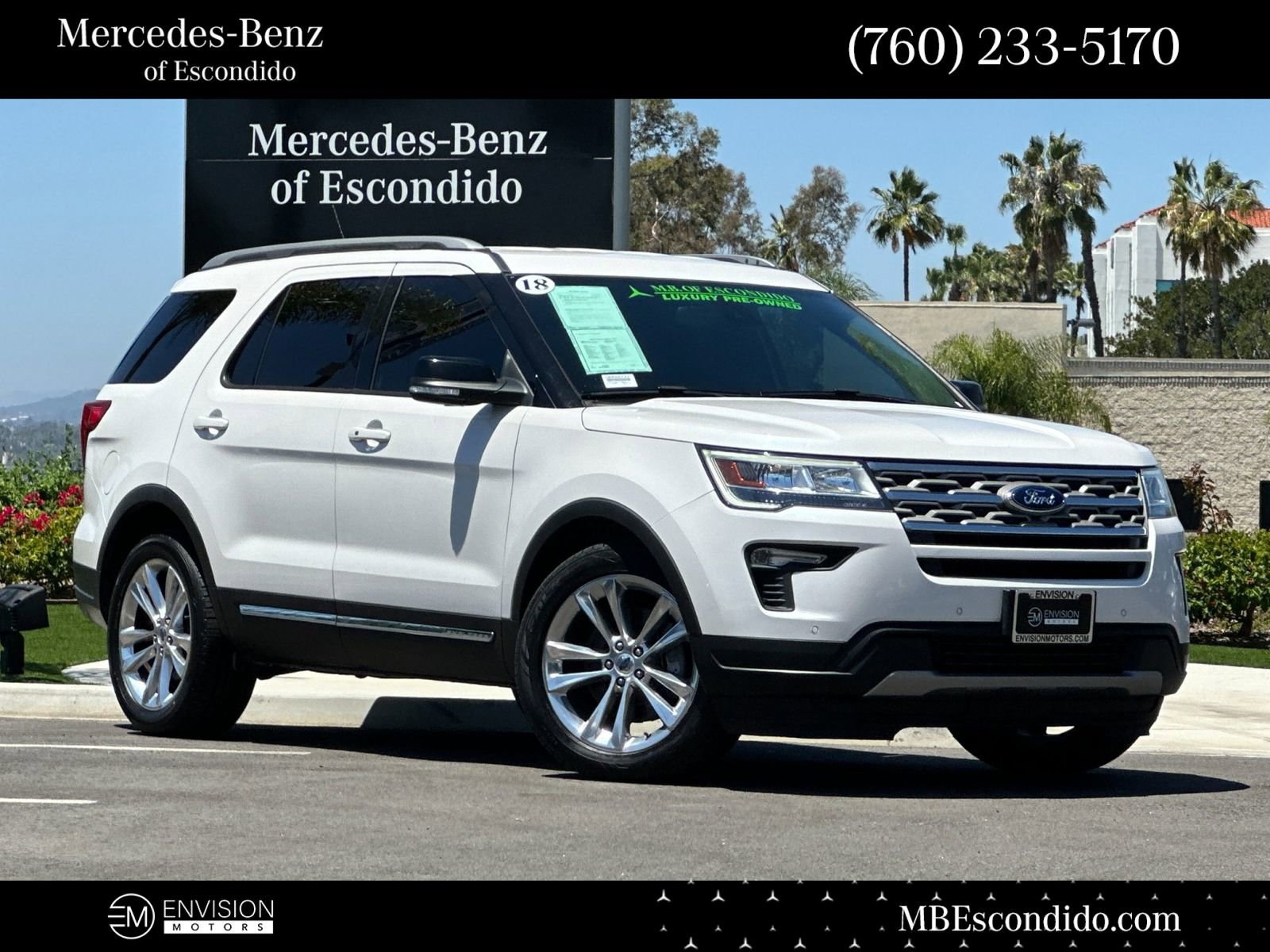 Used 2018 Ford Explorer XLT w/ Equipment Group 202A