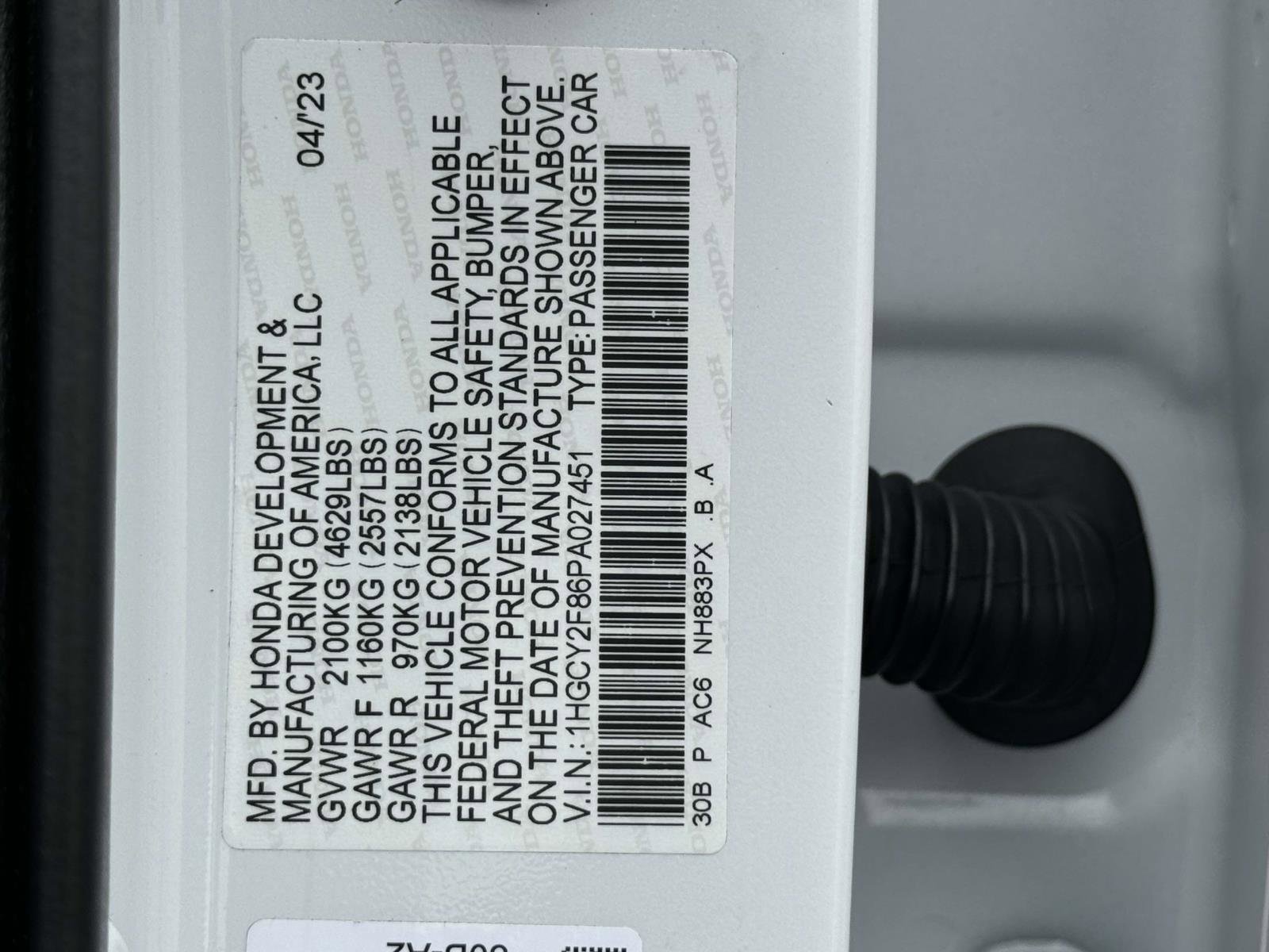 Certified 2023 Honda Accord Touring image 27