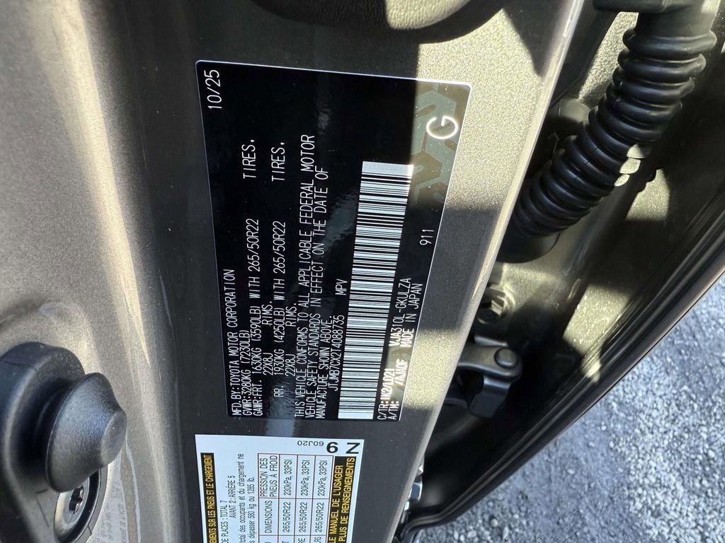 New 2026 Lexus LX 600 F Sport image 20