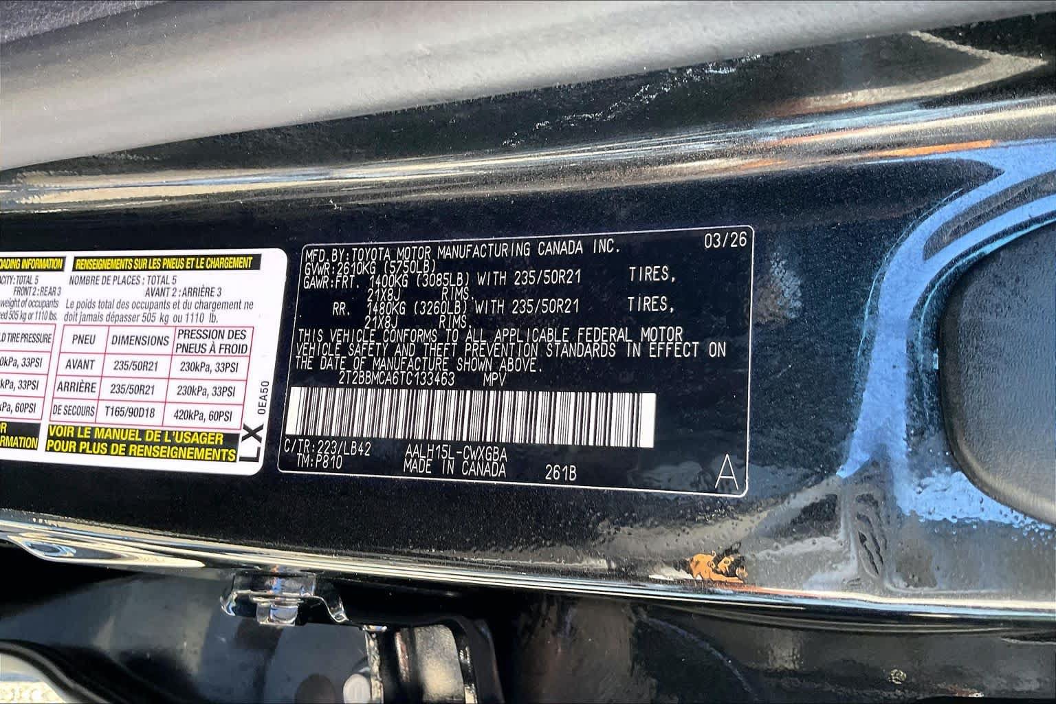 Used 2026 Lexus RX 350 w/ Convenience Package AWD/4WD image 33