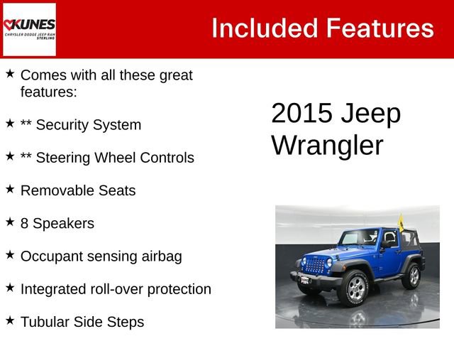 Used 2015 Jeep Wrangler Sport w/ Trailer Tow Group image 4