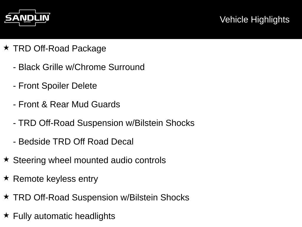 Used 2023 Toyota Tundra SR5 w/ TRD Off-Road Premium Package image 9