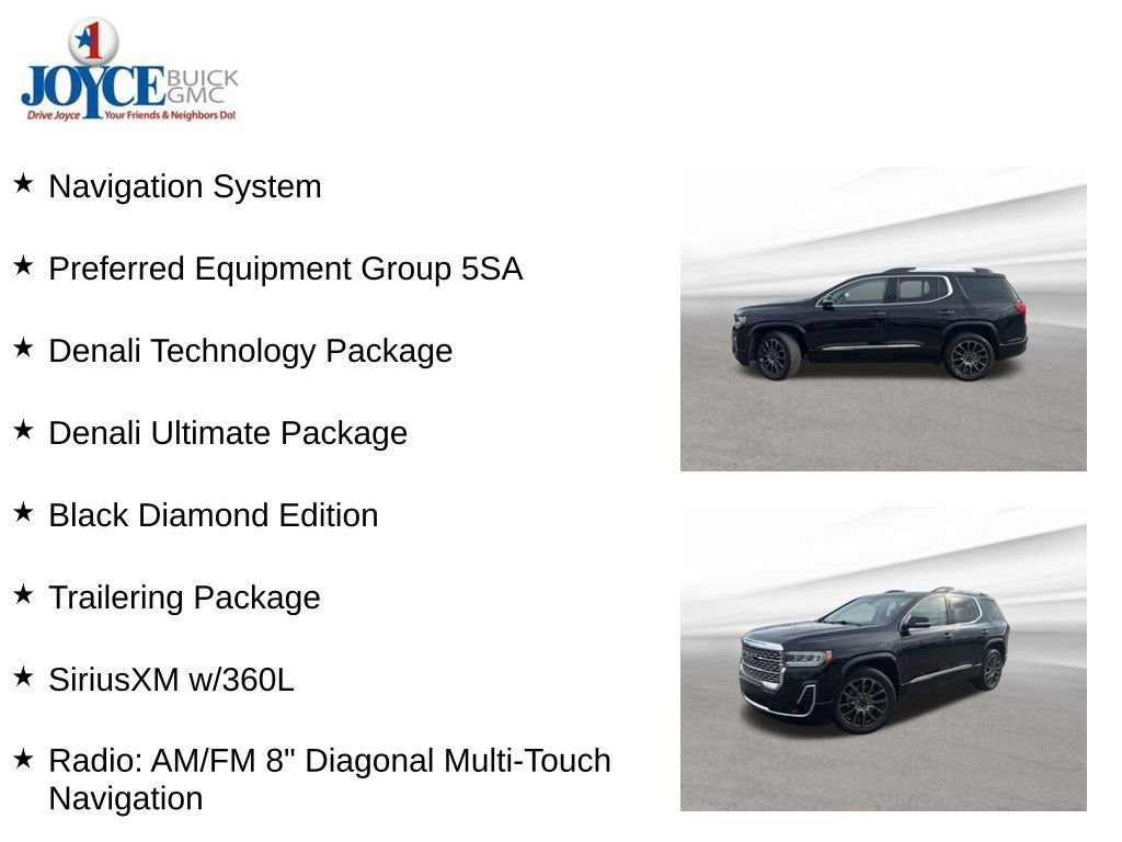 Certified 2023 GMC Acadia Denali w/ Black Diamond Edition image 10