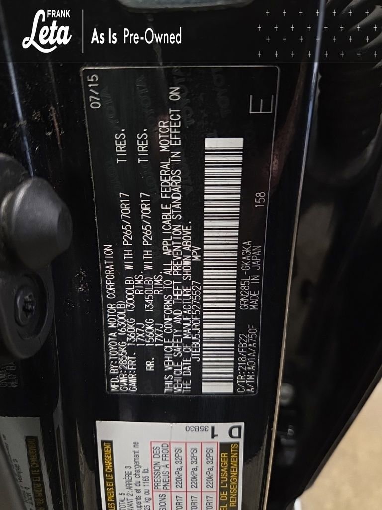 Used 2015 Toyota 4Runner SR5 image 26