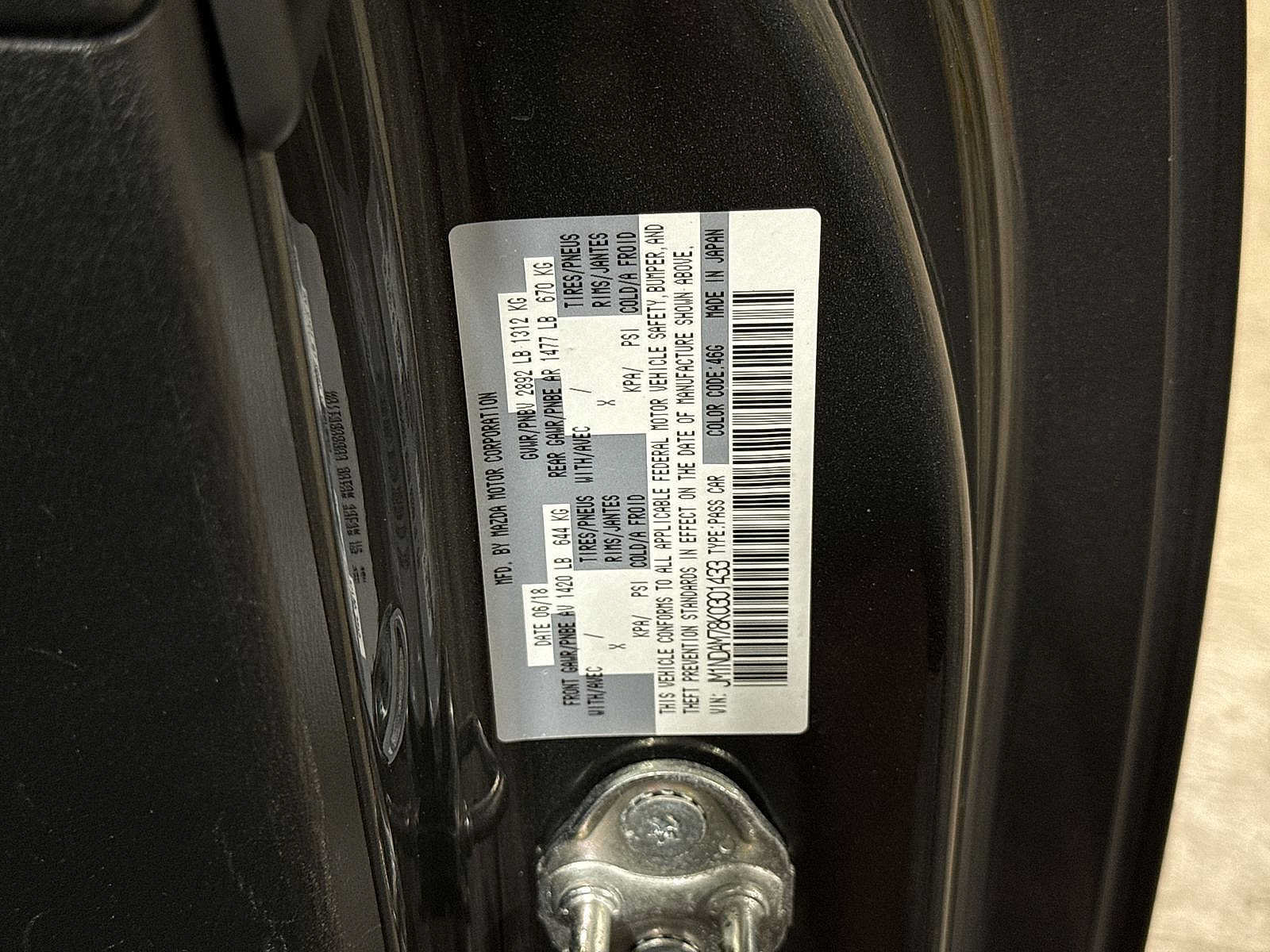 Used 2019 MAZDA MX-5 Miata RF Grand Touring RWD image 14