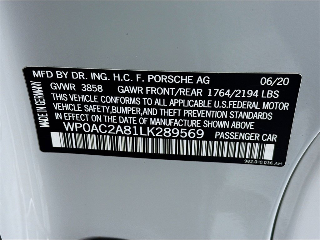 Used 2020 Porsche 718 Cayman GT4 image 22