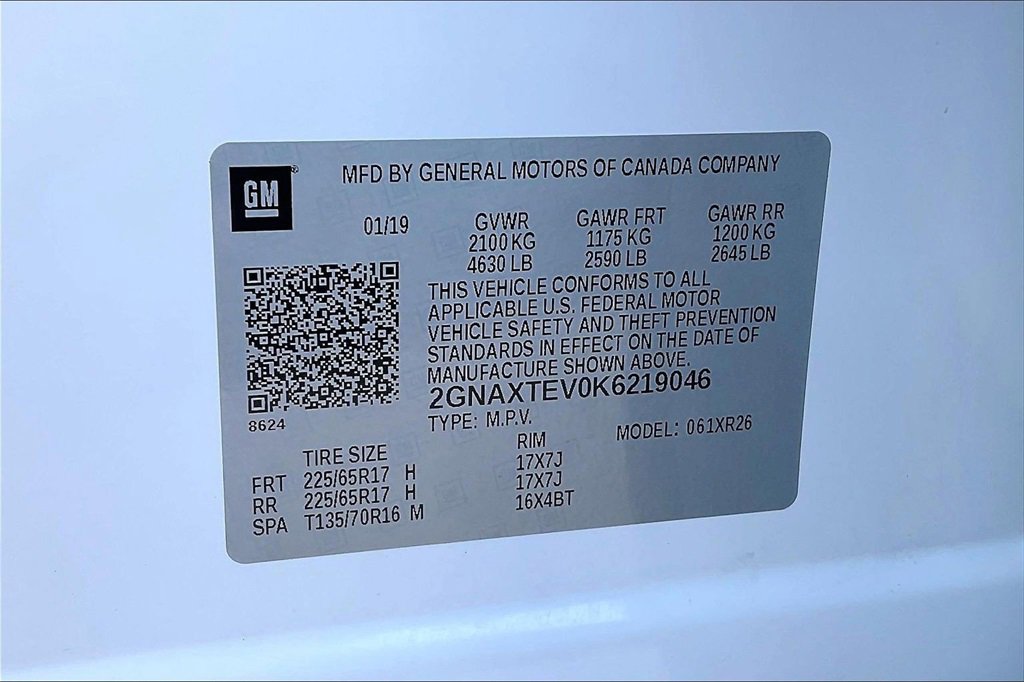 Used 2019 Chevrolet Equinox LT image 35