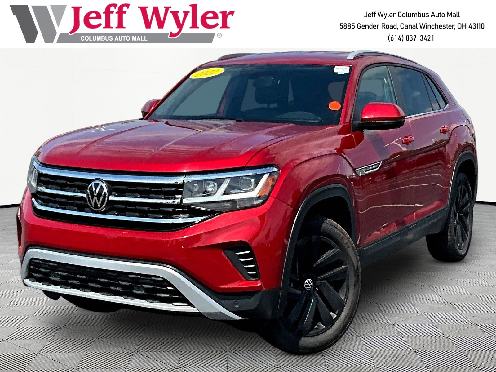 Used 2022 Volkswagen Atlas Cross Sport SE w/ Black Wheel Package