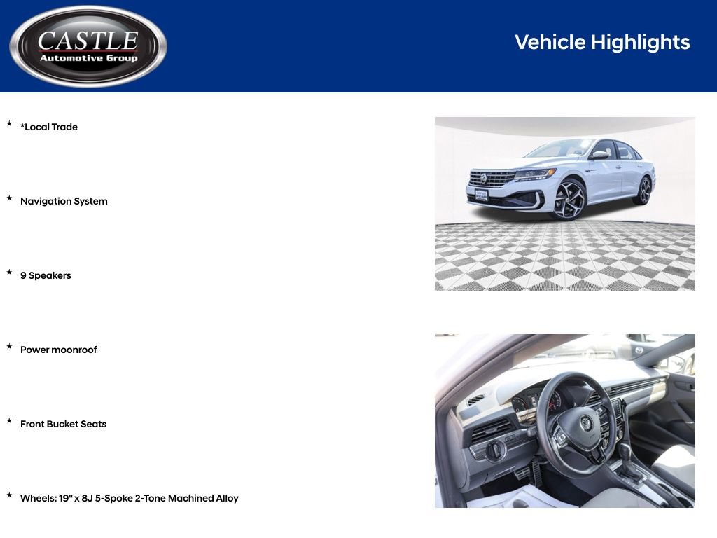 Used 2021 Volkswagen Passat 2.0T R-Line image 3