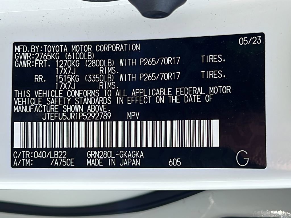 Used 2023 Toyota 4Runner SR5 Premium w/ Moonroof Package RWD image 24