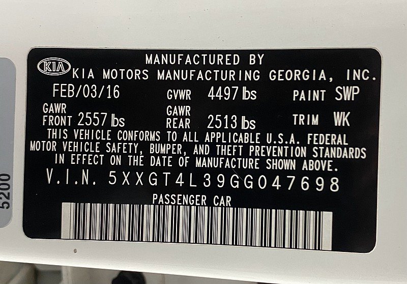 Used 2016 Kia Optima LX w/ Option Group 014 image 27