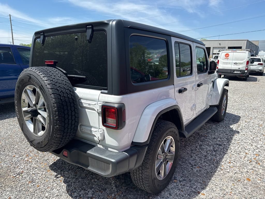 Used 2021 Jeep Wrangler Unlimited Sahara w/ Uconnect 4C Nav & Sound Group AWD/4WD image 3