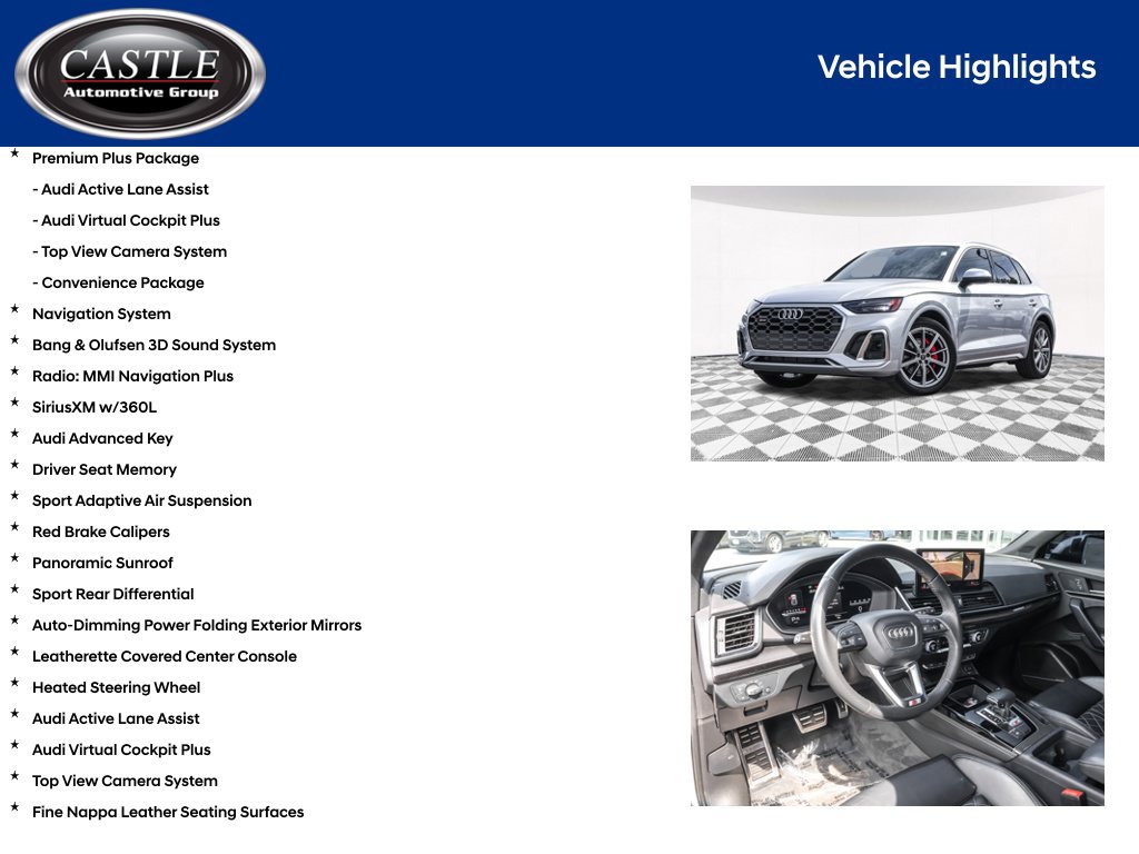 Used 2023 Audi SQ5 Premium Plus w/ Premium Plus Package AWD/4WD image 7