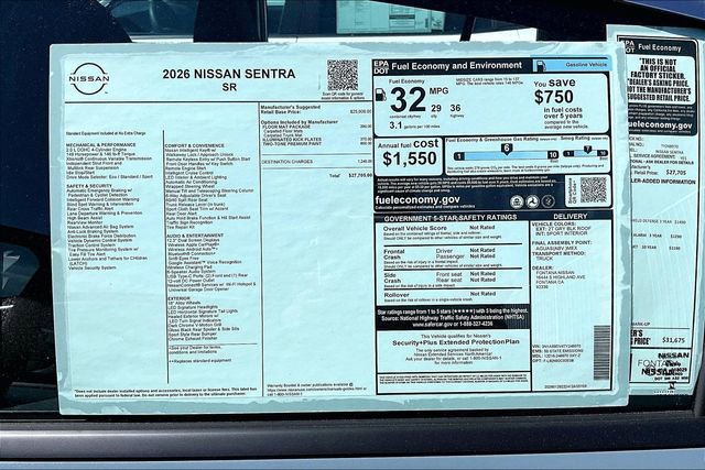 New 2026 Nissan Sentra SR image 13