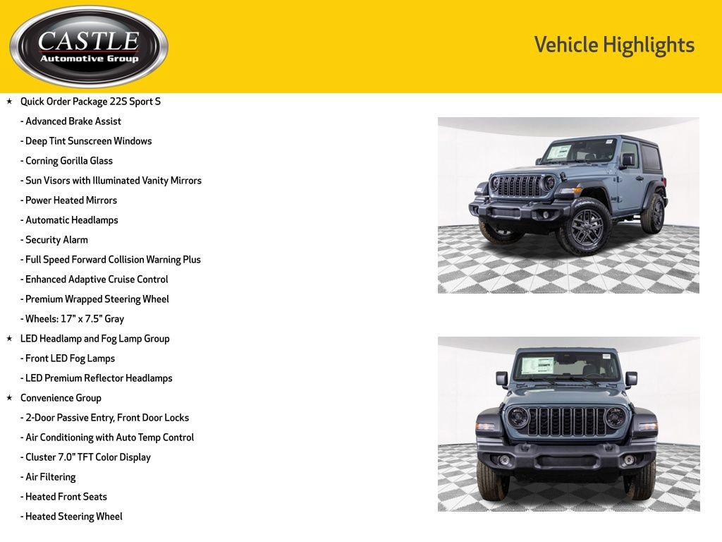 New 2026 Jeep Wrangler Sport AWD/4WD image 3