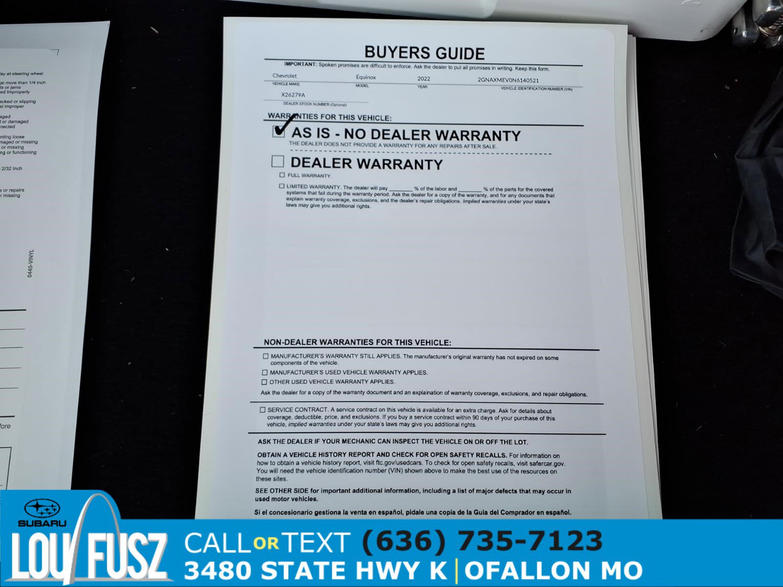 Used 2022 Chevrolet Equinox RS w/ RS Leather Package image 36