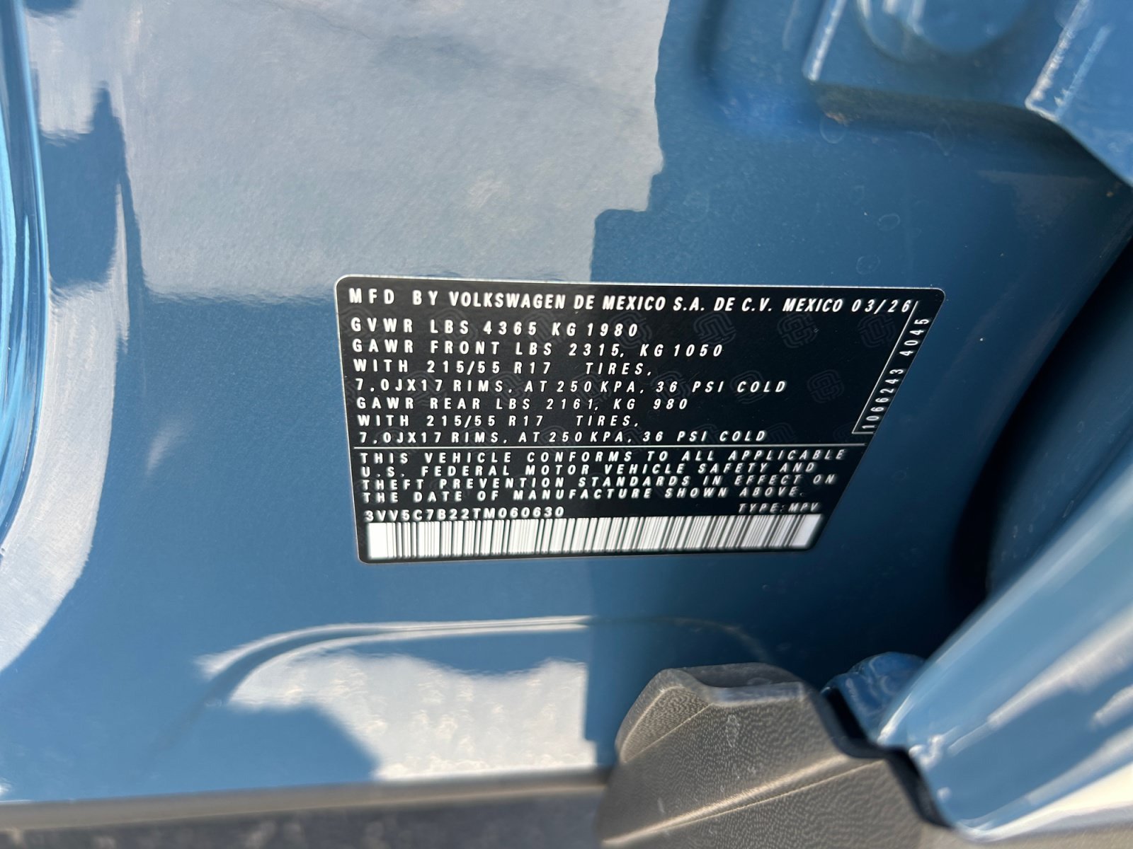 New 2026 Volkswagen Taos S FWD image 24