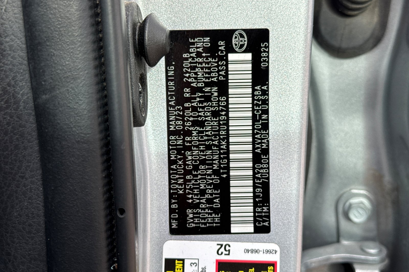 Certified 2024 Toyota Camry SE FWD image 35