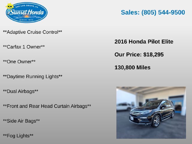 Used 2016 Honda Pilot Elite image 9