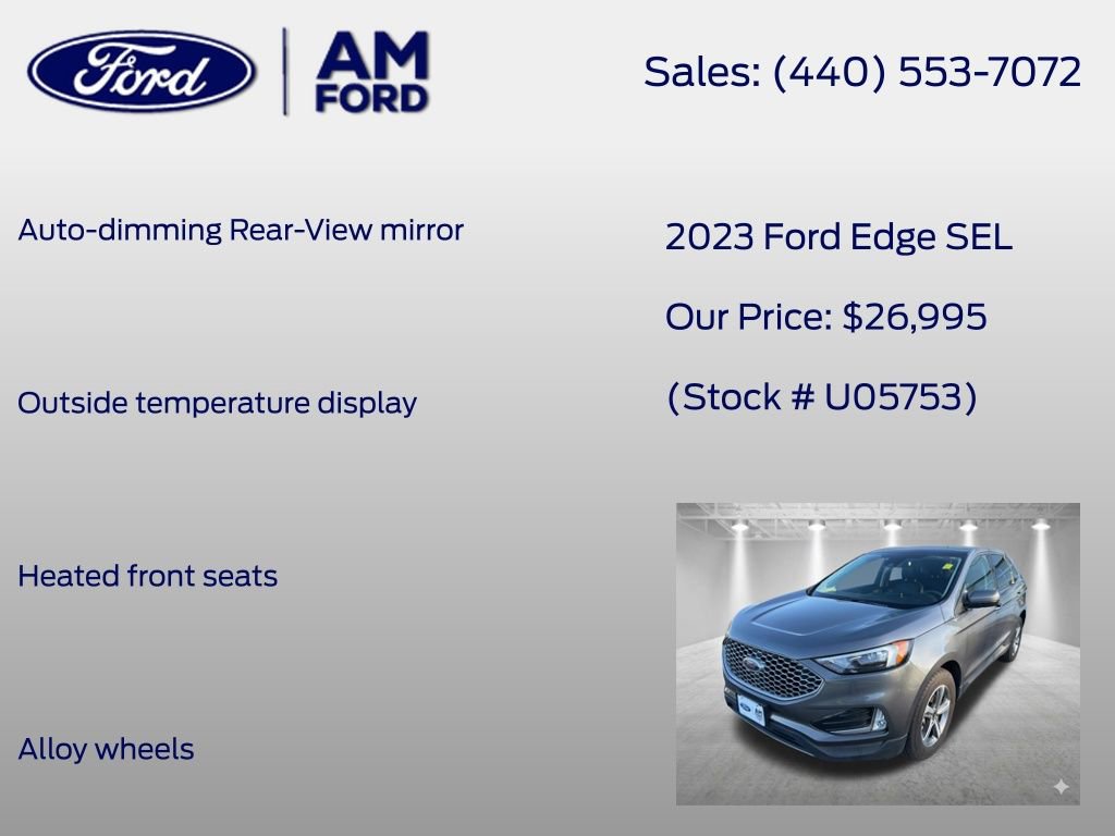 Used 2023 Ford Edge SEL w/ Convenience Package AWD/4WD image 32