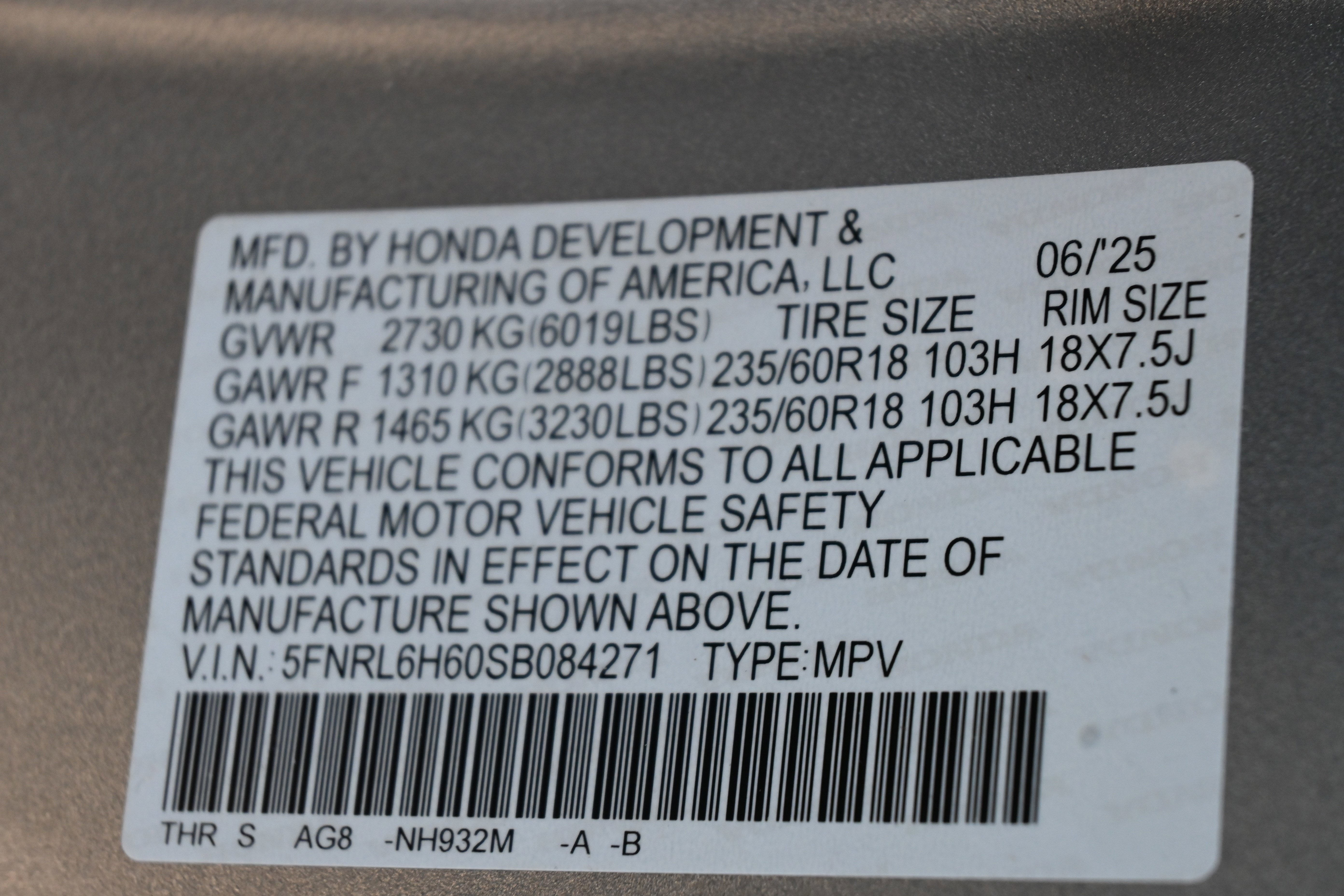 Used 2025 Honda Odyssey EX-L image 35