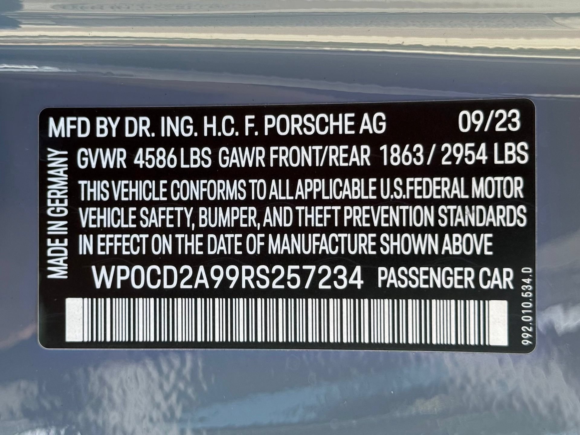 Certified 2024 Porsche 911 Turbo S AWD/4WD image 40