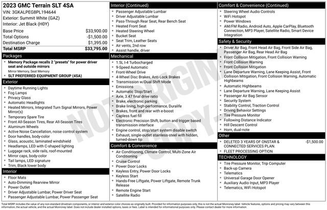 Used 2023 GMC Terrain SLT image 51