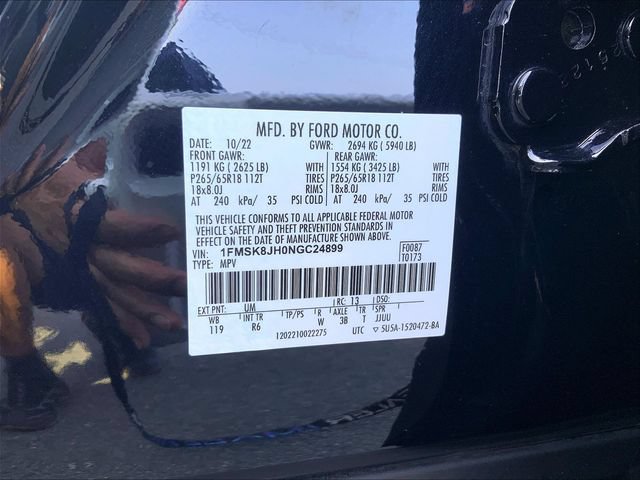 Used 2022 Ford Explorer Timberline w/ Timberline Technology Package AWD/4WD image 32