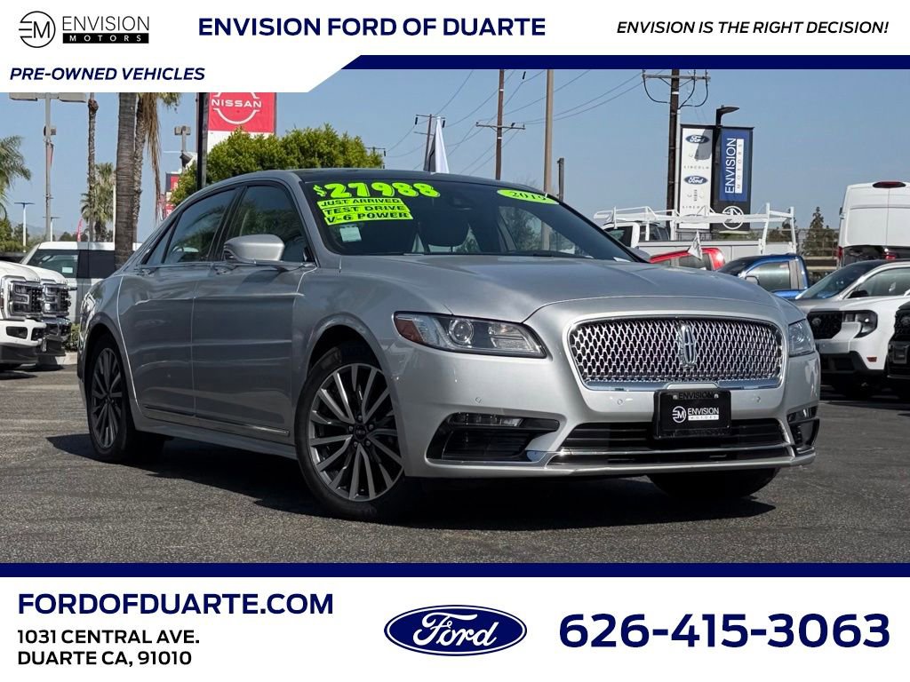 Used 2019 Lincoln Continental Select
