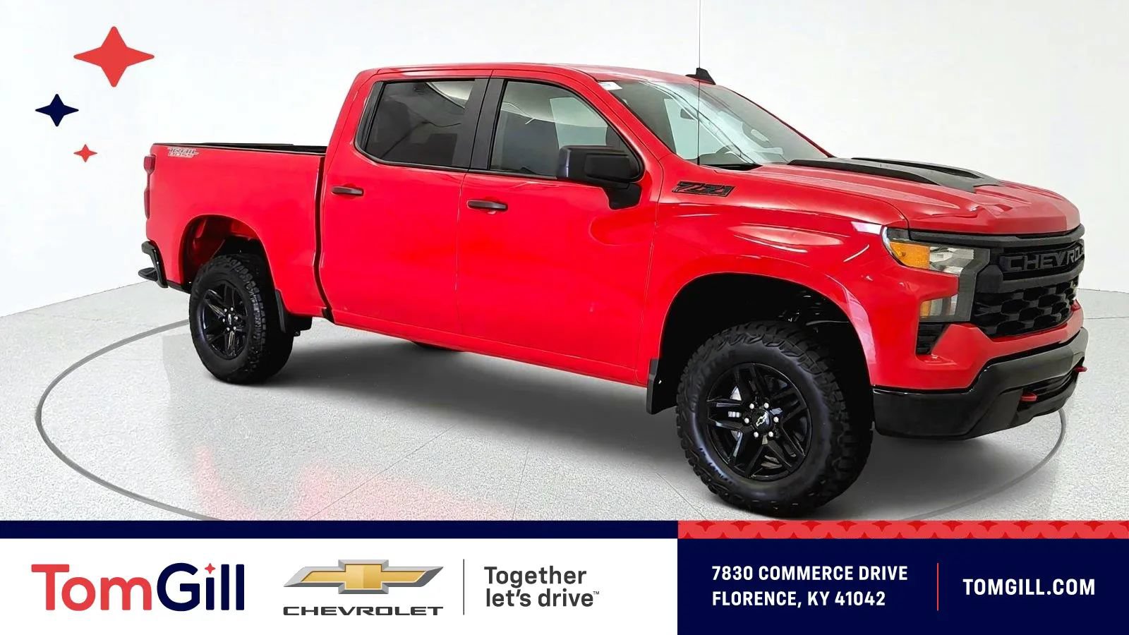 New 2026 Chevrolet Silverado 1500 Custom Trail Boss w/ LPO, Dark Essentials Package AWD/4WD image 1
