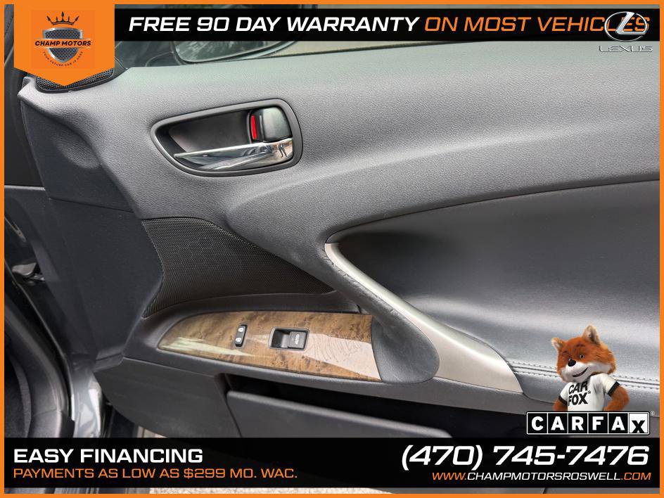 Used 2010 Lexus IS 250 w/ Preferred Accessory Package RWD image 34