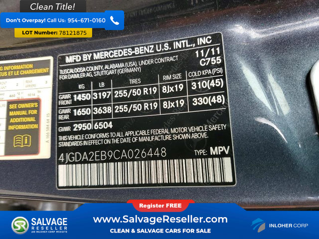 Used 2012 Mercedes-Benz ML 350 BlueTEC 4MATIC image 17