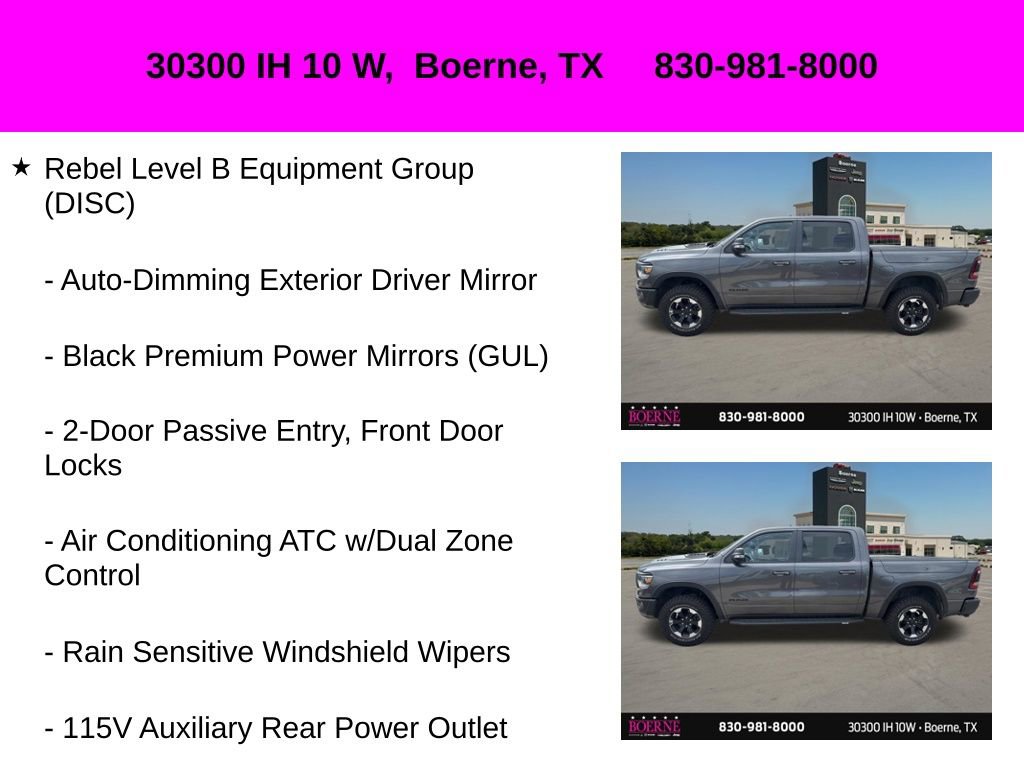 Used 2022 RAM 1500 Rebel w/ Rebel Level B Equipment Group AWD/4WD image 17