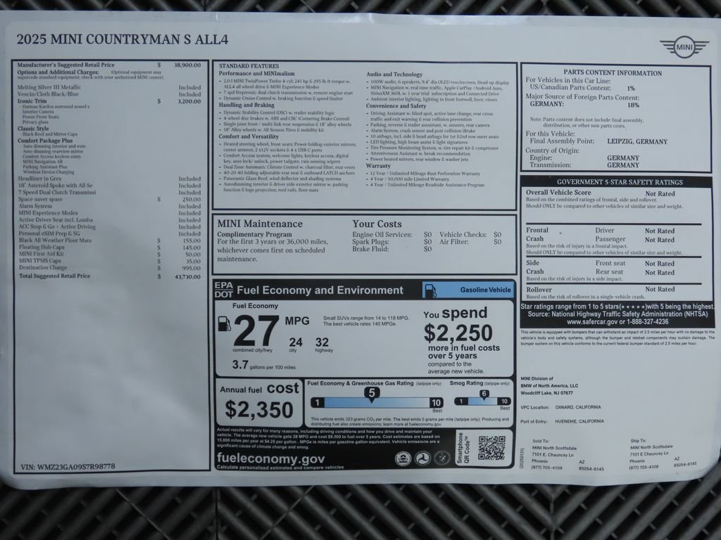 Certified 2025 MINI Cooper Countryman S image 10