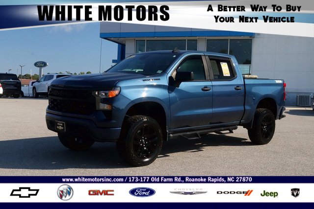 Used 2022 Chevrolet Silverado 1500 Custom w/ LPO, Dark Essentials Package