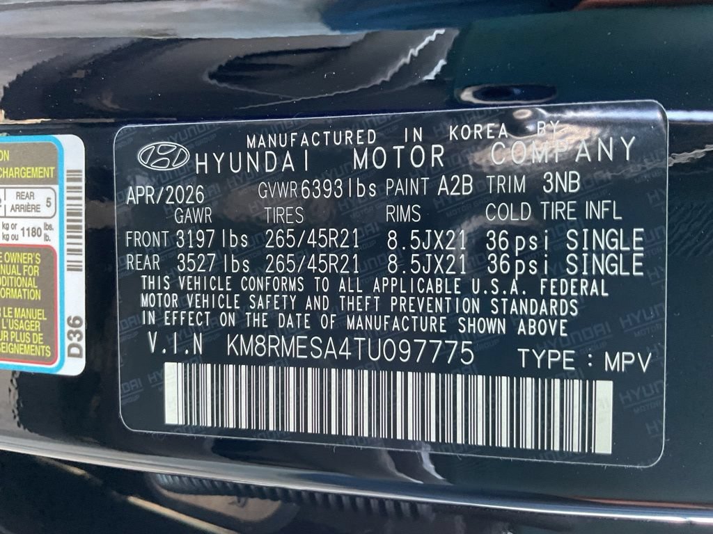 New 2026 Hyundai Palisade Calligraphy AWD/4WD image 43