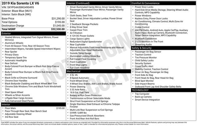 Used 2019 Kia Sorento LX image 23