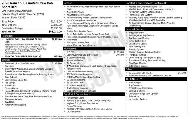 Used 2020 RAM 1500 Limited image 28