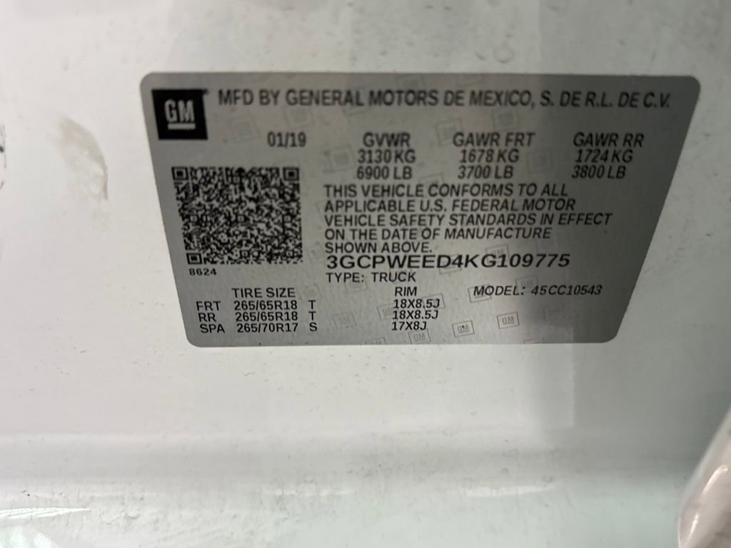 Certified 2019 Chevrolet Silverado 1500 LTZ w/ LTZ Plus Package image 46