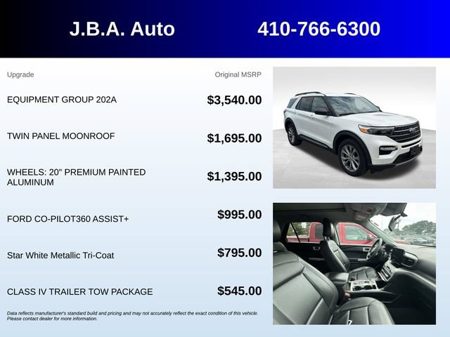 Used 2023 Ford Explorer XLT w/ Equipment Group 202A AWD/4WD image 5