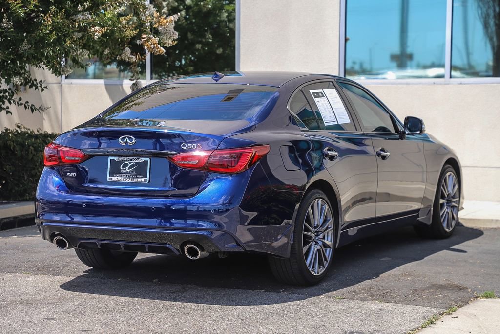 Certified 2024 INFINITI Q50 Red Sport 400 AWD/4WD image 6