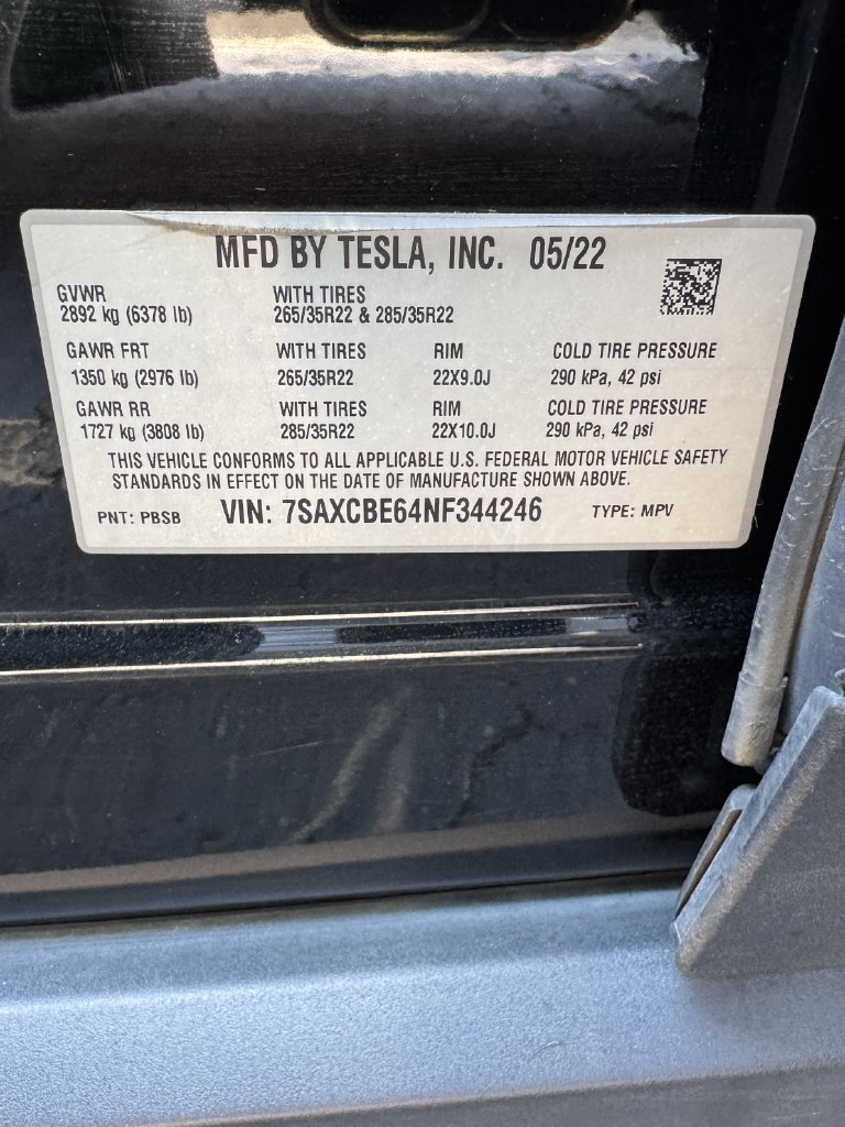 Used 2022 Tesla Model X Plaid AWD/4WD image 36