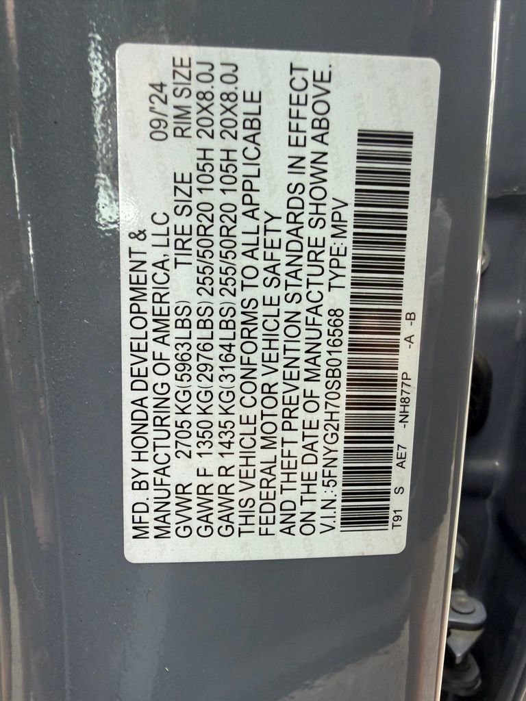 Certified 2025 Honda Pilot Touring image 31