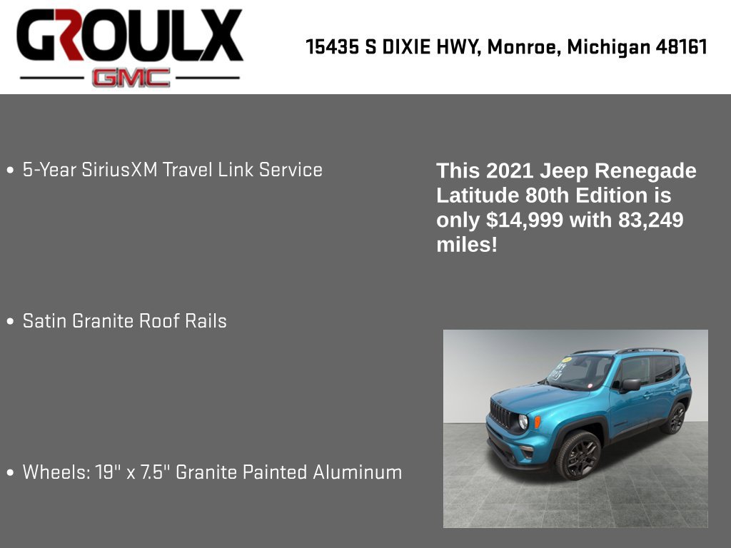 Used 2021 Jeep Renegade Latitude AWD/4WD image 31